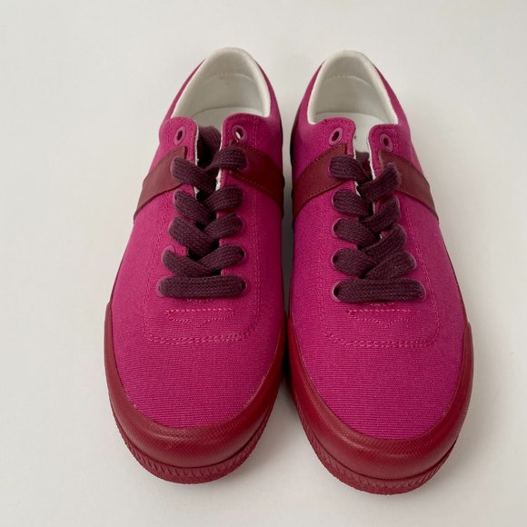 NEW Hunter Original Low Canvas Sneakers Water Repellent, Pink, Size 7 - Picture 4 of 9